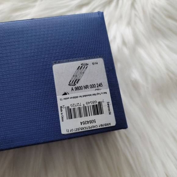 NEW Swarovski Ambiray Chopsticks Set - Picture 5 of 8